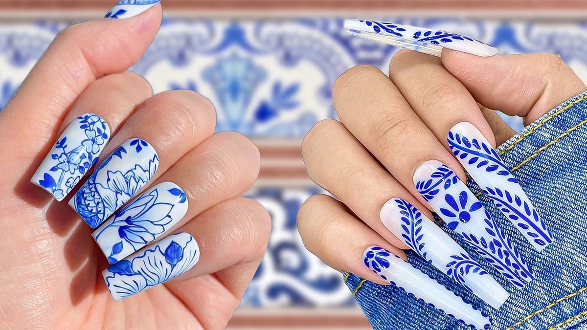 uñas de porcelana
